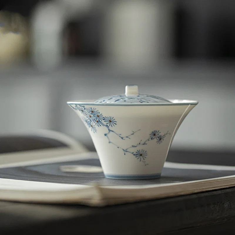 Hand Painted Pine Gaiwan For Tea Porcelain Tureen Teaware Set White Chinese Tea Bowl Chawan Lily Deng's Store Tea Cup
Hand Painted Pine Gaiwan For Tea Porcelain Tureen Teaware Set White Chinese Tea Bowl Chawan Lily Deng's Store Tea Cup