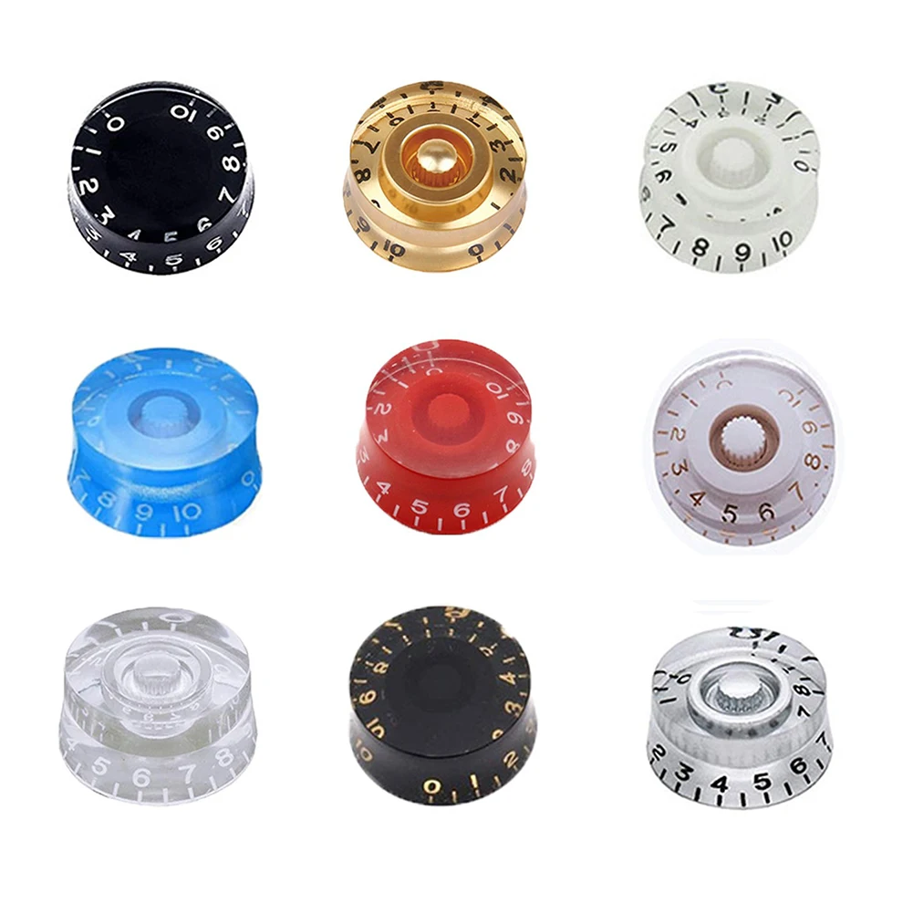 4Pcs Multi Color LP Electric Guitar Knobs Buttons Volume Tone Top Hat Speed Control Knobs Plastic Guitar Accessories Parts
4Pcs Multi Color LP Electric Guitar Knobs Buttons Volume Tone Top Hat Speed Control Knobs Plastic Guitar Accessories Parts