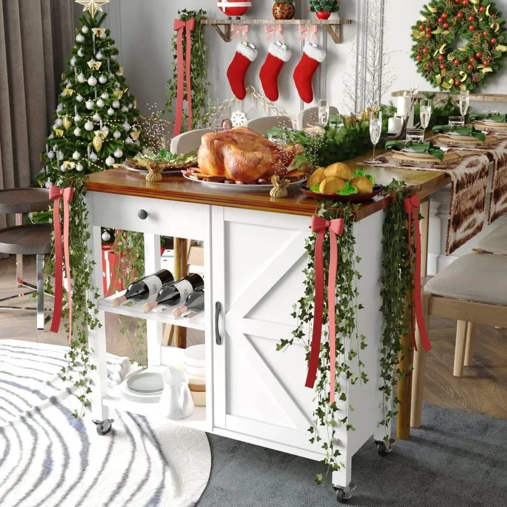 Small farmhouse kitchen trolley for small places, storage trolley, on wheels, white auxiliary cart for tea and coffee
Small farmhouse kitchen trolley for small places, storage trolley, on wheels, white auxiliary cart for tea and coffee