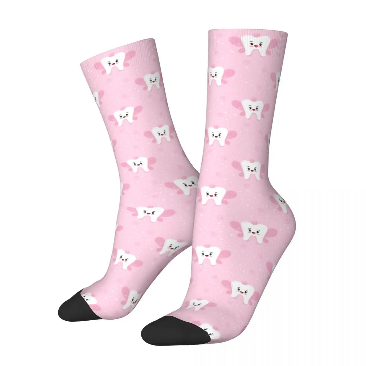 Hip-hop Cute Teeth Pink Football Socks Polyester Middle Tube Socks for Unisex Non-slip
Hip-hop Cute Teeth Pink Football Socks Polyester Middle Tube Socks for Unisex Non-slip