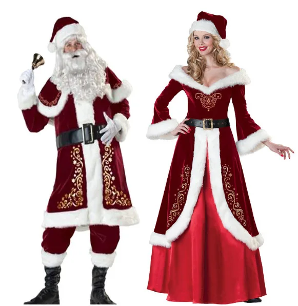 2023 New Santa Claus Cosplay Costume for Adult Men Women Role Playing Festival Costume Christmas Roleplay Outfits Fancy Suit
2023 New Santa Claus Cosplay Costume for Adult Men Women Role Playing Festival Costume Christmas Roleplay Outfits Fancy Suit