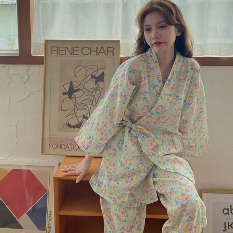 2022 Spring New Fashion Comfortable Casual Pajamas Women Nine-point Sleeve Suit Simple Korean Style Home Clothes Two-piece Set
2022 Spring New Fashion Comfortable Casual Pajamas Women Nine-point Sleeve Suit Simple Korean Style Home Clothes Two-piece Set