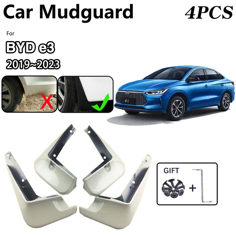 Car MudFlaps For BYD e3 2019 2020 2021~2023 Front Rear Spray Baking Paint Fender Mudguards Protect Mud Guards Flaps Accessories
Car MudFlaps For BYD e3 2019 2020 2021~2023 Front Rear Spray Baking Paint Fender Mudguards Protect Mud Guards Flaps Accessories