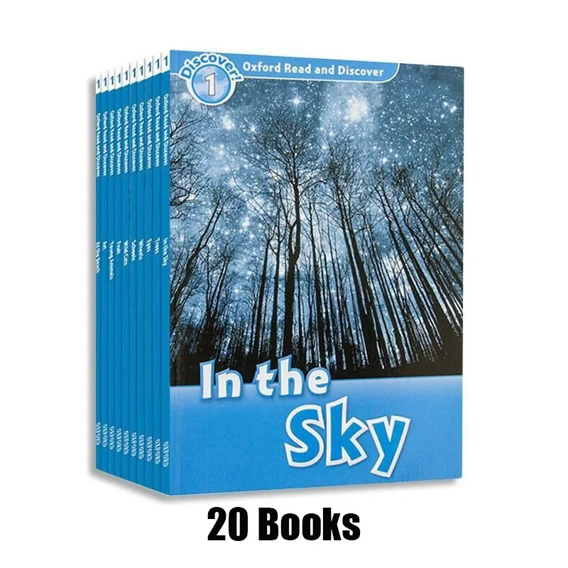 Level 1 20 Books/set Oxford Read and Discover Reading Learning Technology Nature Art Social Science English Story Picture Books
Level 1 20 Books/set Oxford Read and Discover Reading Learning Technology Nature Art Social Science English Story Picture Books