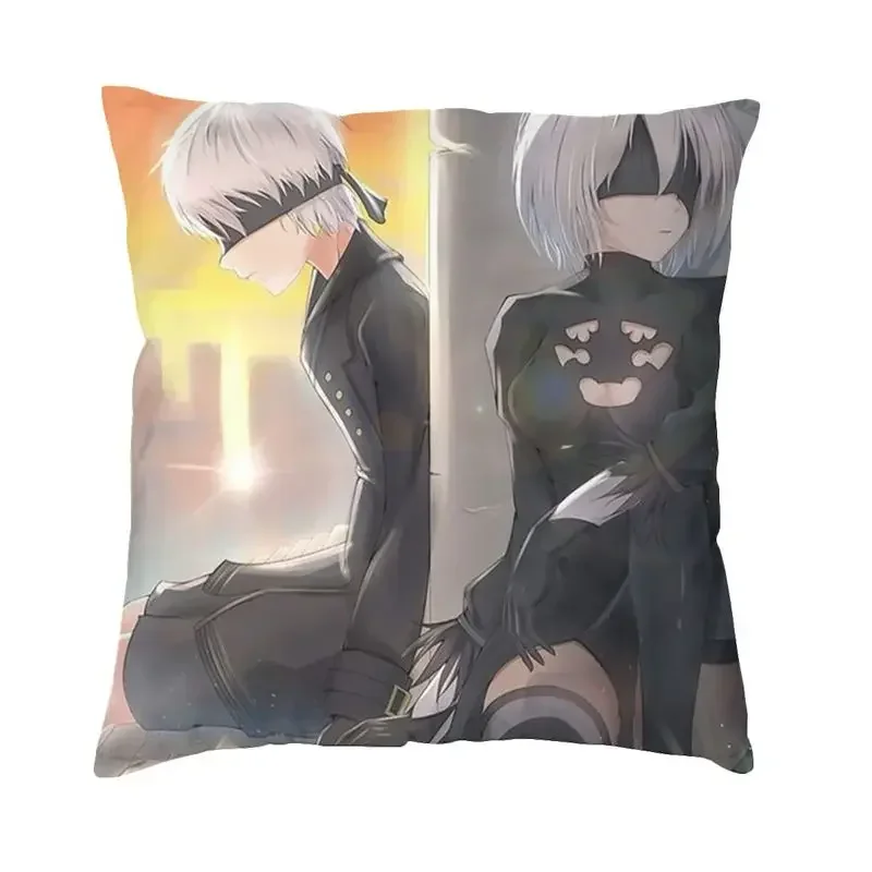 Personalized Nier Automata 2B Square Throw Pillow Case Home Decor 3D Two Side Printed Anime Game Yorha Cushion Cover for Sofa
Personalized Nier Automata 2B Square Throw Pillow Case Home Decor 3D Two Side Printed Anime Game Yorha Cushion Cover for Sofa