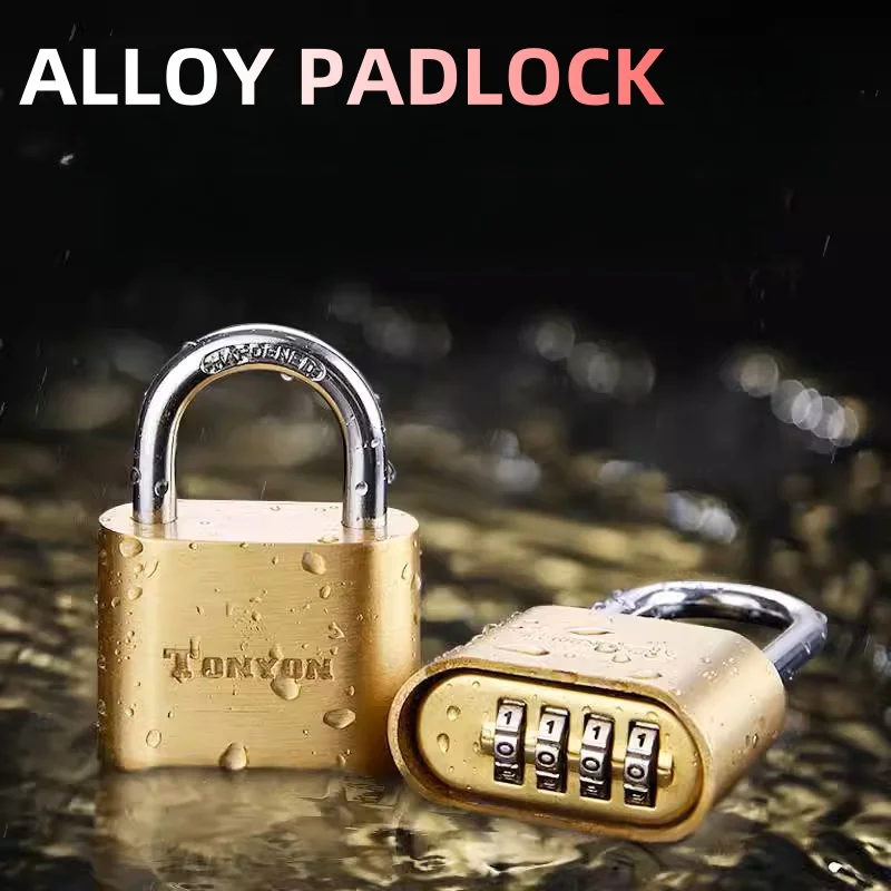 

Alloy Anti-theft Code Lock Warehouse Carriage Padlock Household Waterproof and Rust-proof Door Lock Large Outdoor Code Lock