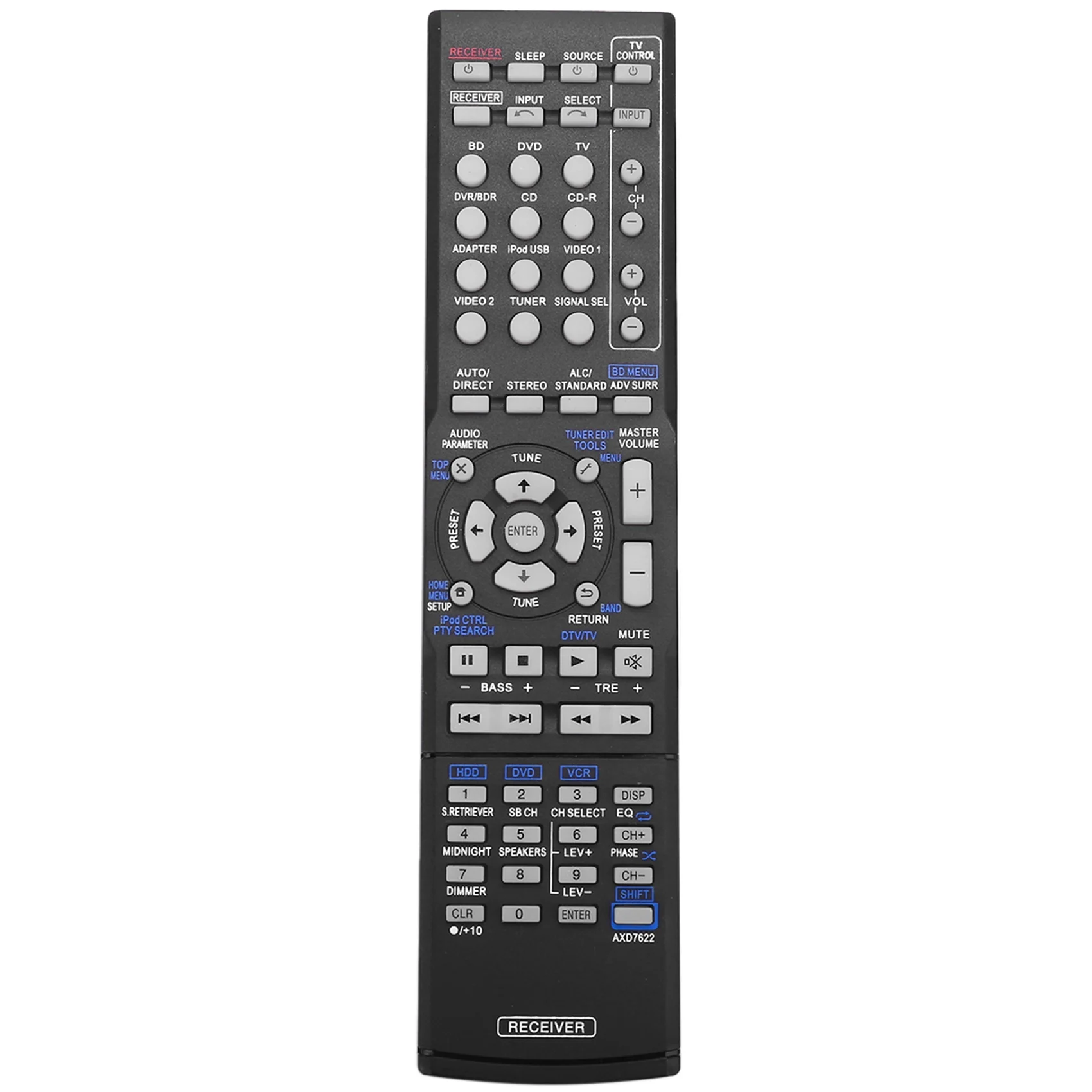 Новый пульт дистанционного управления, подходит для Pioneer VSX-521/AXD7660/VSX-422-K/AXD7622 AV ресивер
Новый пульт дистанционного управления, подходит для Pioneer VSX-521/AXD7660/VSX-422-K/AXD7622 AV ресивер