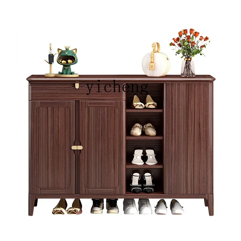 XL Solid Wood Shoe Cabinet Large Capacity Entrance Cabinet Walnut Storage Cabinet Drawer Locker
XL Solid Wood Shoe Cabinet Large Capacity Entrance Cabinet Walnut Storage Cabinet Drawer Locker