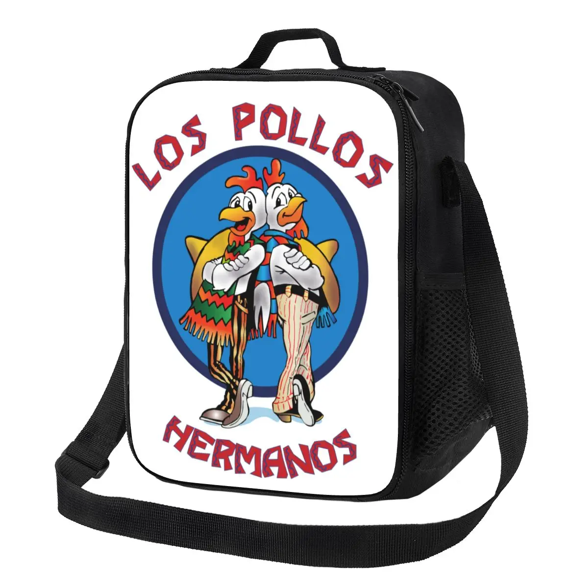 

Funny Los Pollos Hermanos Thermal Insulated Lunch Bag Breaking Bad Resuable Lunch Container Work School Travel Bento Food Box