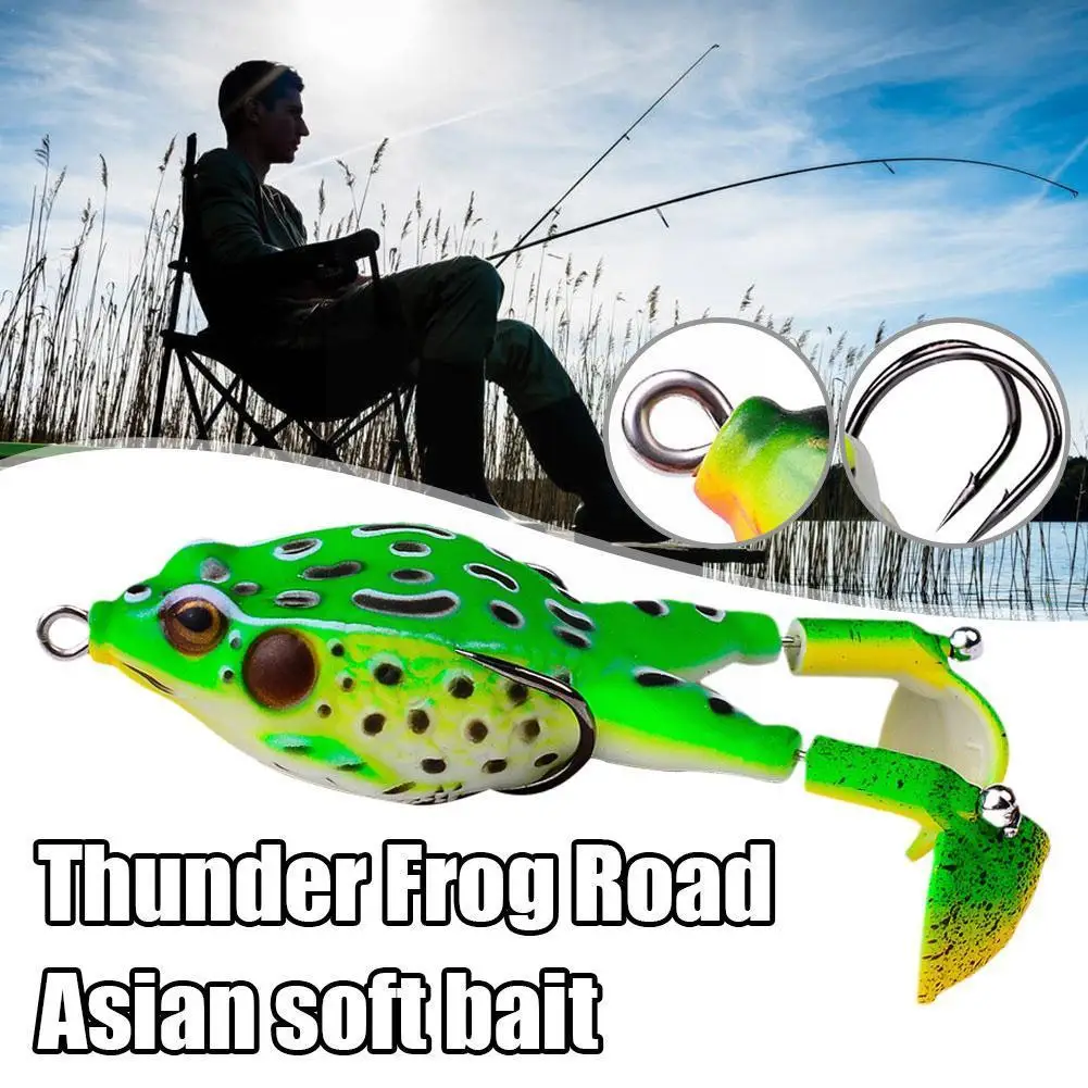 Artificial Bait With Strong Penetrating Force Double-legged 13.5g Tackle Torpedo False 9cm Frog Lures Bait Fishing Fishing C1I2
Artificial Bait With Strong Penetrating Force Double-legged 13.5g Tackle Torpedo False 9cm Frog Lures Bait Fishing Fishing C1I2