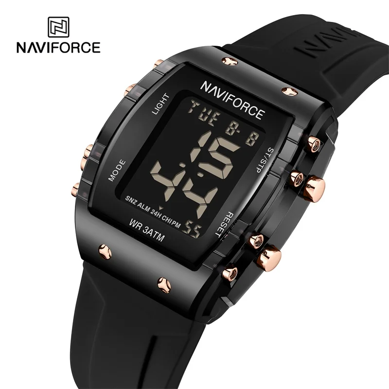 

NAVIFORCE Women Watches Fashion Simple Waterproof Electronic Wristwatch Sport Fumed Silica Bracelet Clock Reloj Mujer 2023 New