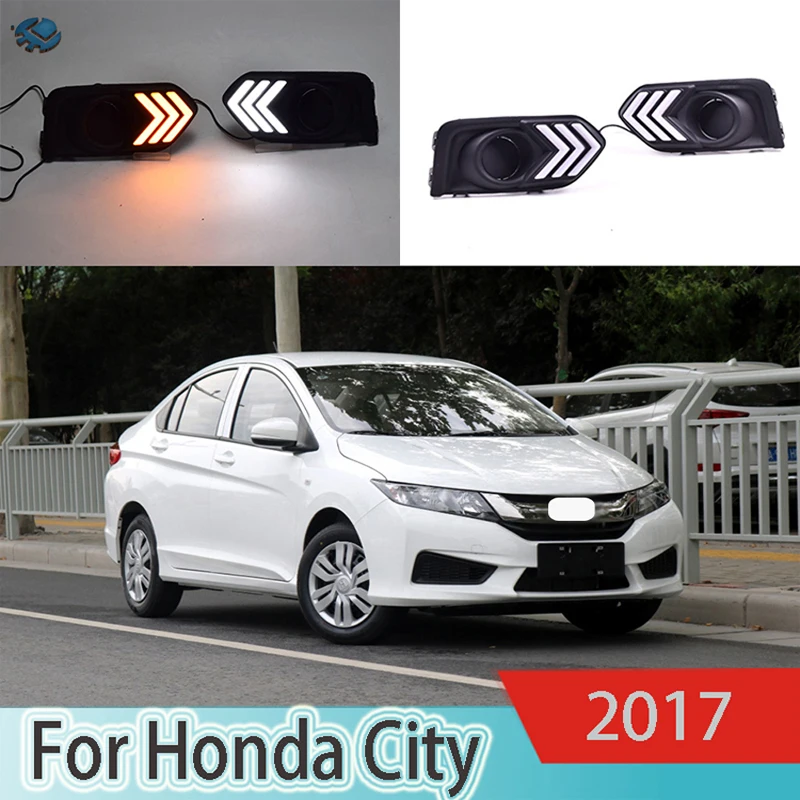 2 Color Daytime LED Driving Running Light For Honda City 2017 DRL Fog Light White Turn Yellow Day Light 2 pcs
2 Color Daytime LED Driving Running Light For Honda City 2017 DRL Fog Light White Turn Yellow Day Light 2 pcs
