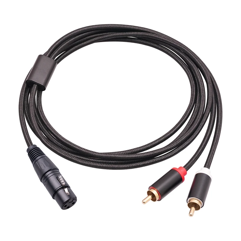 3 Pin XLR Female To Dual RCA Male Y Splitter Cable,Mixer Amplifier Audio Cable,Stereo Audio Interconnect Cable
3 Pin XLR Female To Dual RCA Male Y Splitter Cable,Mixer Amplifier Audio Cable,Stereo Audio Interconnect Cable