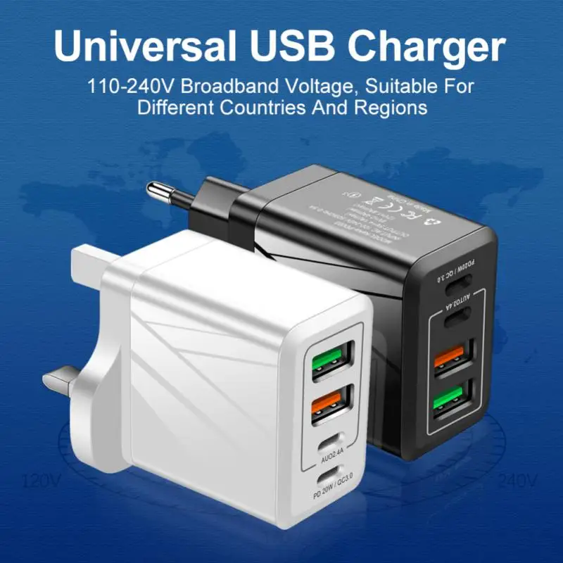 QC3.0+2.4A Dual USB Fast Charge Mobile Phone Charger Adapter PD 20W Quick Charger For IPhone 13 12 Xs Huawei Xiaomi Samsung
QC3.0+2.4A Dual USB Fast Charge Mobile Phone Charger Adapter PD 20W Quick Charger For IPhone 13 12 Xs Huawei Xiaomi Samsung