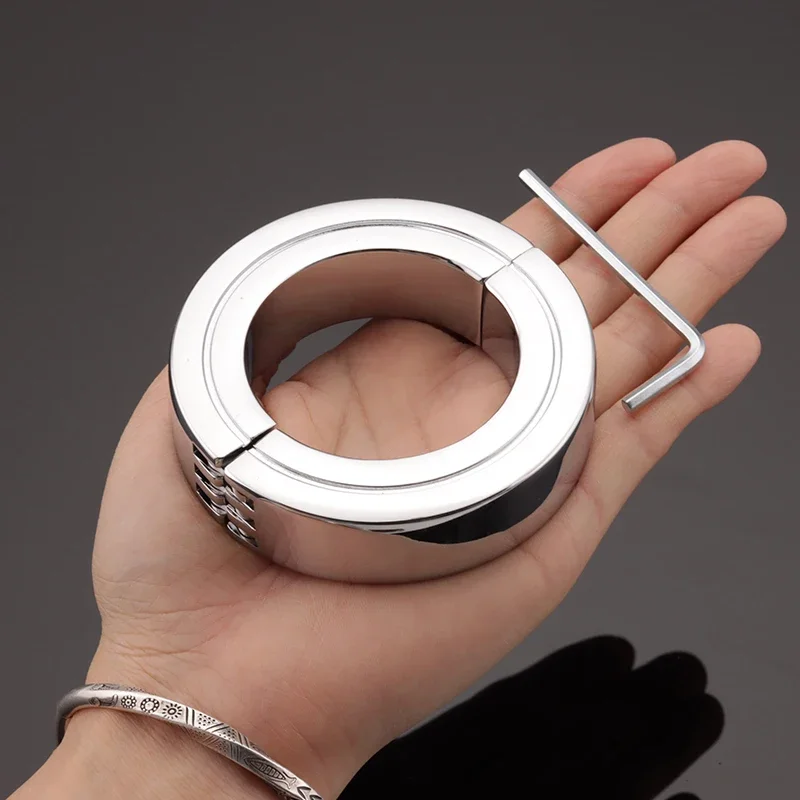 Three Layers Metal Cock Ring Metal Penis Stretcher Delay Time Testicles Enhance Erection Bondage Ejaculation Sex Toys For Men 18 Three Layers Metal Cock Ring Metal Penis Stretcher Delay Time Testicles Enhance Erection Bondage Ejaculation Sex Toys For Men 18