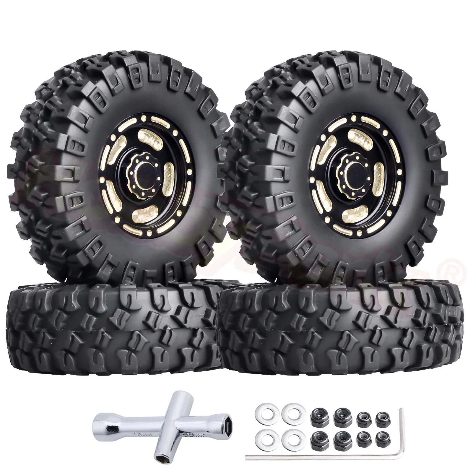 Колеса и шины HobbyPark Brass 1,0 Beadlock для 1/18 TRX4M Upgrade SCX24 1/24 RC Crawler, замена, набор из 4 (тип A)
Колеса и шины HobbyPark Brass 1,0 Beadlock для 1/18 TRX4M Upgrade SCX24 1/24 RC Crawler, замена, набор из 4 (тип A)