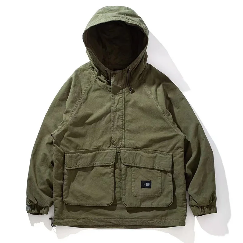 Wash Loose Hooded Multi Bag Overalls Heavy Weight Jacket Outdoor Trekking Hiking Climbing Travel Riding Hoodie Camp Windbreakers
Wash Loose Hooded Multi Bag Overalls Heavy Weight Jacket Outdoor Trekking Hiking Climbing Travel Riding Hoodie Camp Windbreakers