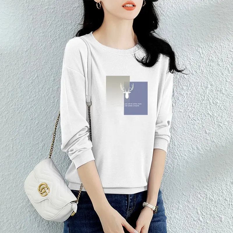 2023 Spring and Autumn Women's Fashion Casual Solid Print Loose Size Round Neck Pullover Street Dress Commuter Long Sleeve Tops
2023 Spring and Autumn Women's Fashion Casual Solid Print Loose Size Round Neck Pullover Street Dress Commuter Long Sleeve Tops
