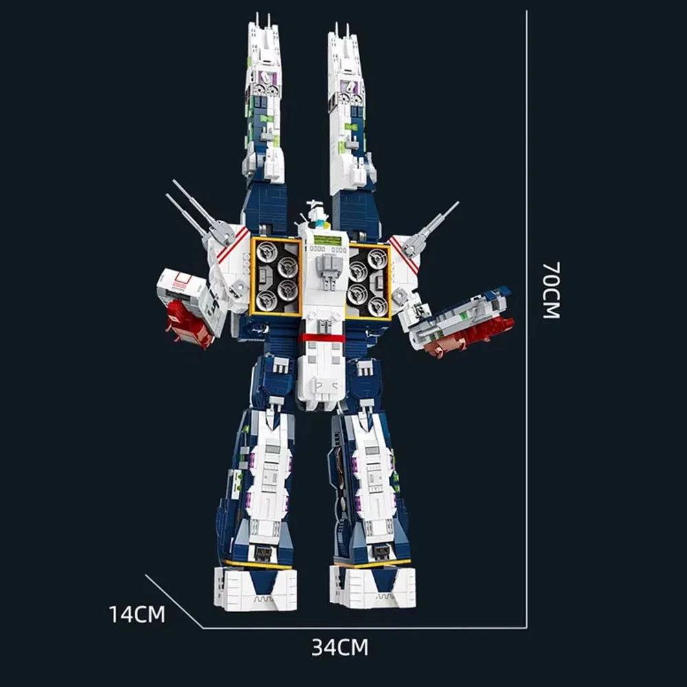 IN STOCK 58144 MOC Creativity Spacecraft SDF-1 Macross Building Blocks 2in1 Anime Toys for Children Christmas Gift Set 4682 pcs IN STOCK 58144 MOC Creativity Spacecraft SDF-1 Macross Building Blocks 2in1 Anime Toys for Children Christmas Gift Set 4682 pcs