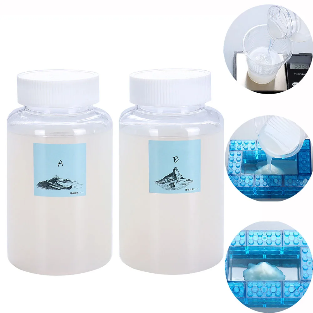 200/500g DIY Silicone Mold Making AB 1:1 Liquid Rubber Silicona Liquida Para Mold Fast Curing Mold Making Silicone Kit
200/500g DIY Silicone Mold Making AB 1:1 Liquid Rubber Silicona Liquida Para Mold Fast Curing Mold Making Silicone Kit