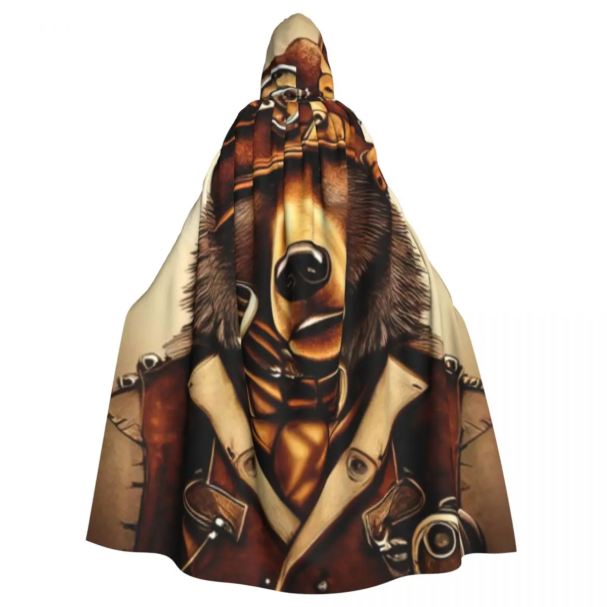 Witch Cloak Steampunk Bear Halloween Cosplay Costume Unisex Adult Cloak Retro Ages Cape
Witch Cloak Steampunk Bear Halloween Cosplay Costume Unisex Adult Cloak Retro Ages Cape