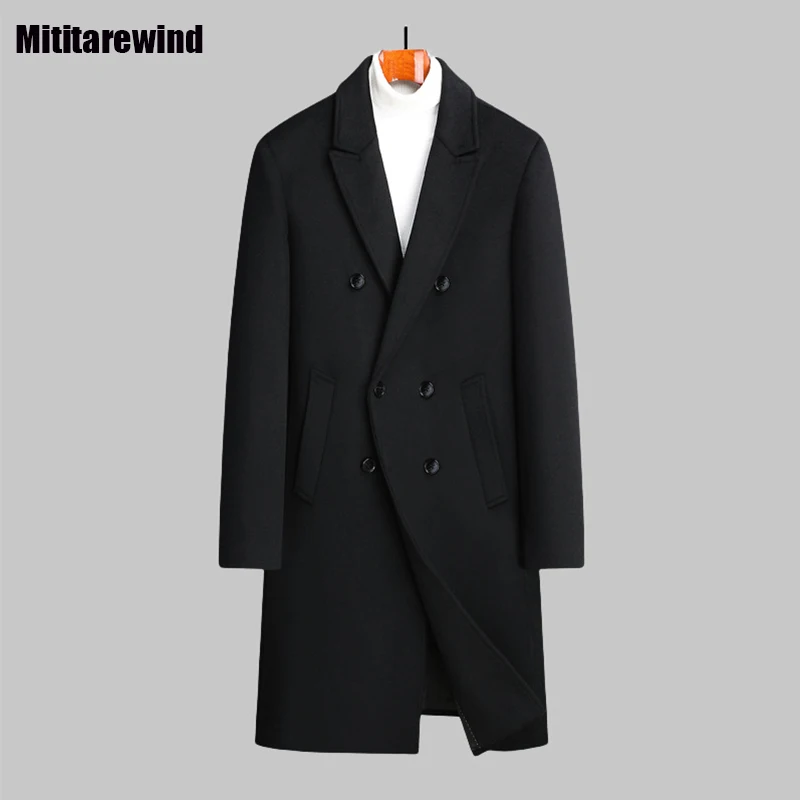 Classic Fashion Mens Woolen Coat Autumn Winter Business Casual Long Coats Brand Double-breasted Suit Collar 54% Wool Blends Coat
Classic Fashion Mens Woolen Coat Autumn Winter Business Casual Long Coats Brand Double-breasted Suit Collar 54% Wool Blends Coat