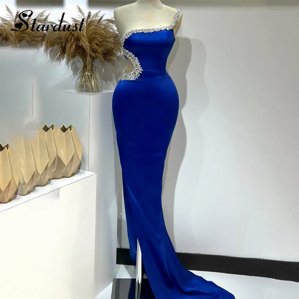 Stardust Elegant Fancy Prom Dresses Asymmetric Cut-out One Shoulder Lace up Rhinestone Chapel Train Vestidos de Noche Customized
Stardust Elegant Fancy Prom Dresses Asymmetric Cut-out One Shoulder Lace up Rhinestone Chapel Train Vestidos de Noche Customized