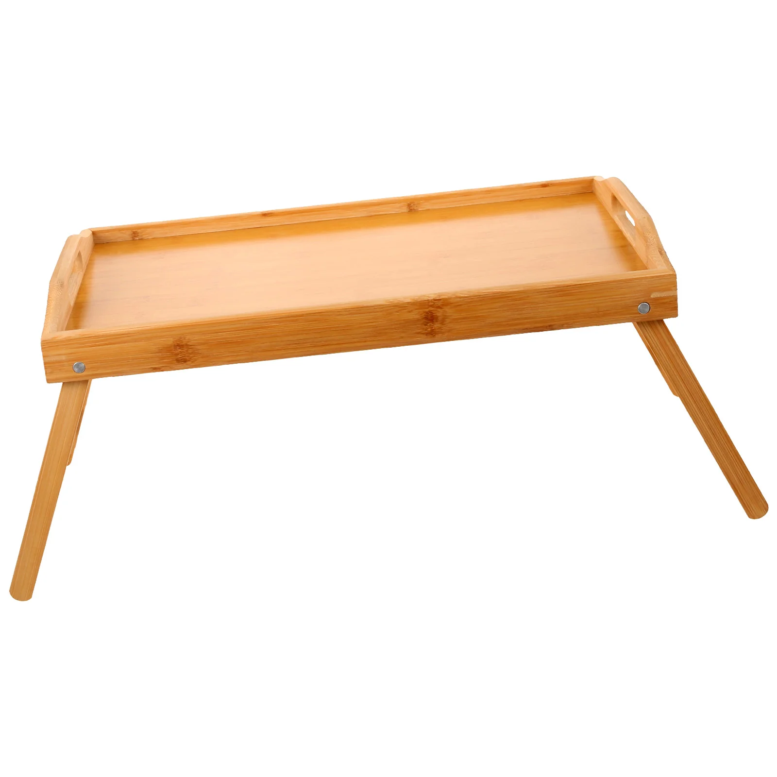 

Mini Wooden Table Rectangular Folding Bed Table Small Bed Desk Portable Side Table Breakfast Serving Tray Coffee Table Home