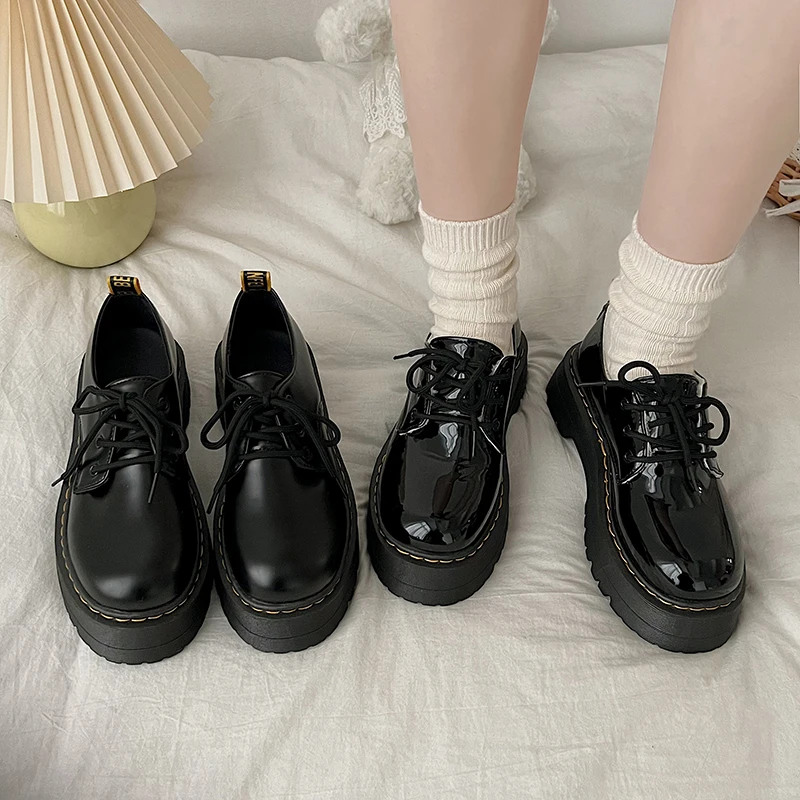 Женские туфли в стиле ретро, классические туфли-оксфорды на платформе в британском стиле, лето-осень 2023 
Женские туфли в стиле ретро, классические туфли-оксфорды на платформе в британском стиле, лето-осень 2023