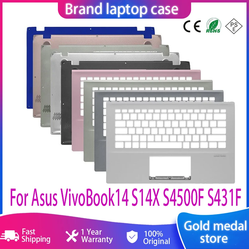 New Laptops Upper Top Lower Case For Asus VivoBook14 S14X S4500F S431F Laptop Palmrest Bottom C D Cover
New Laptops Upper Top Lower Case For Asus VivoBook14 S14X S4500F S431F Laptop Palmrest Bottom C D Cover