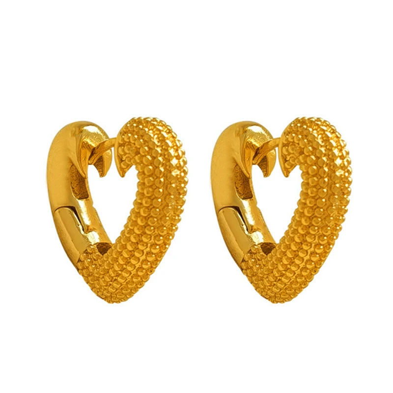 Fashion hot-selling retro metal heart-shaped earrings geometric ear buckle accessories
Fashion hot-selling retro metal heart-shaped earrings geometric ear buckle accessories