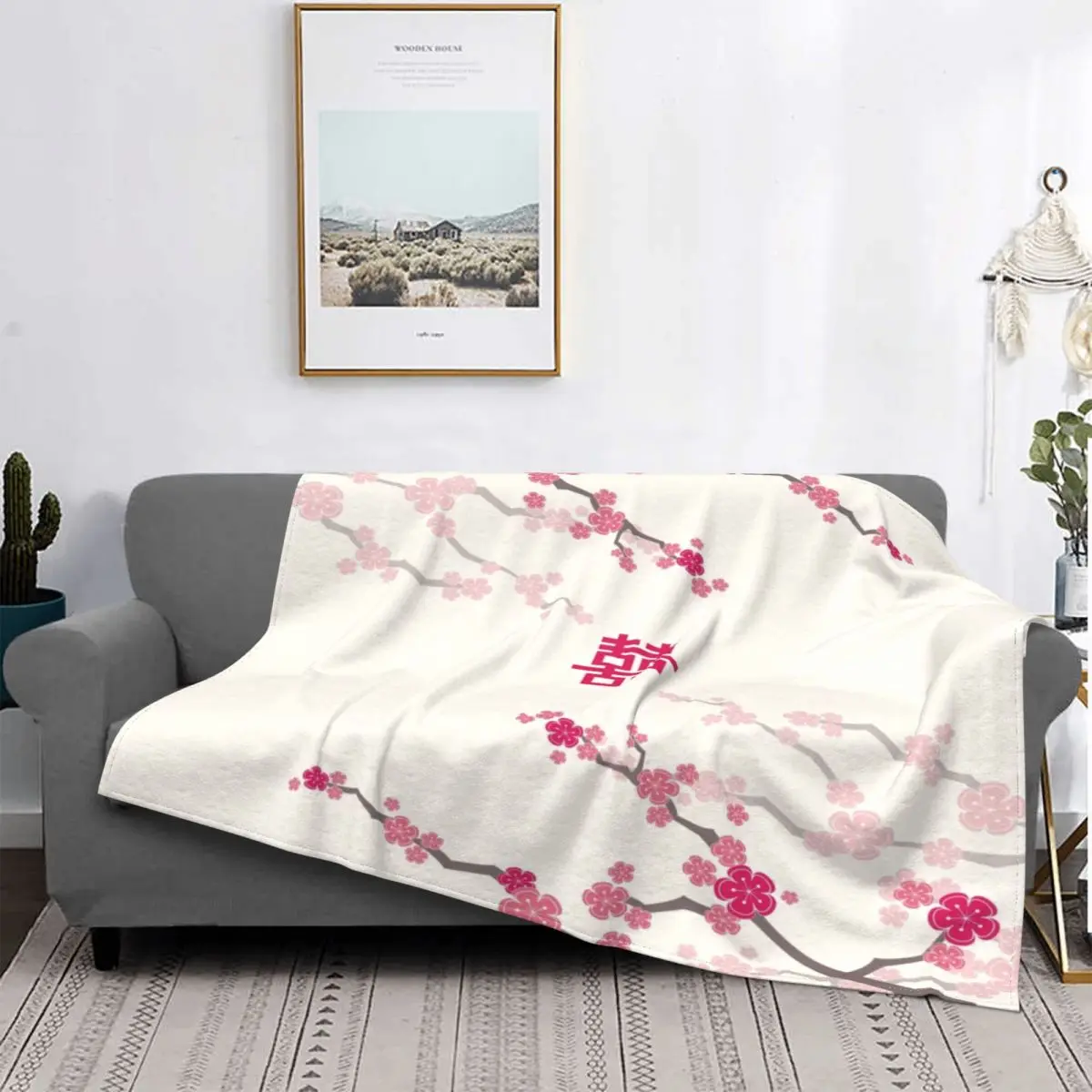 Orienta Cherry Blossoms Chinese Wedding Happiness Blanket Soft Winter Japanese Sakura Flowers Throw Blanket for Sofa Outdoor Bed
Orienta Cherry Blossoms Chinese Wedding Happiness Blanket Soft Winter Japanese Sakura Flowers Throw Blanket for Sofa Outdoor Bed