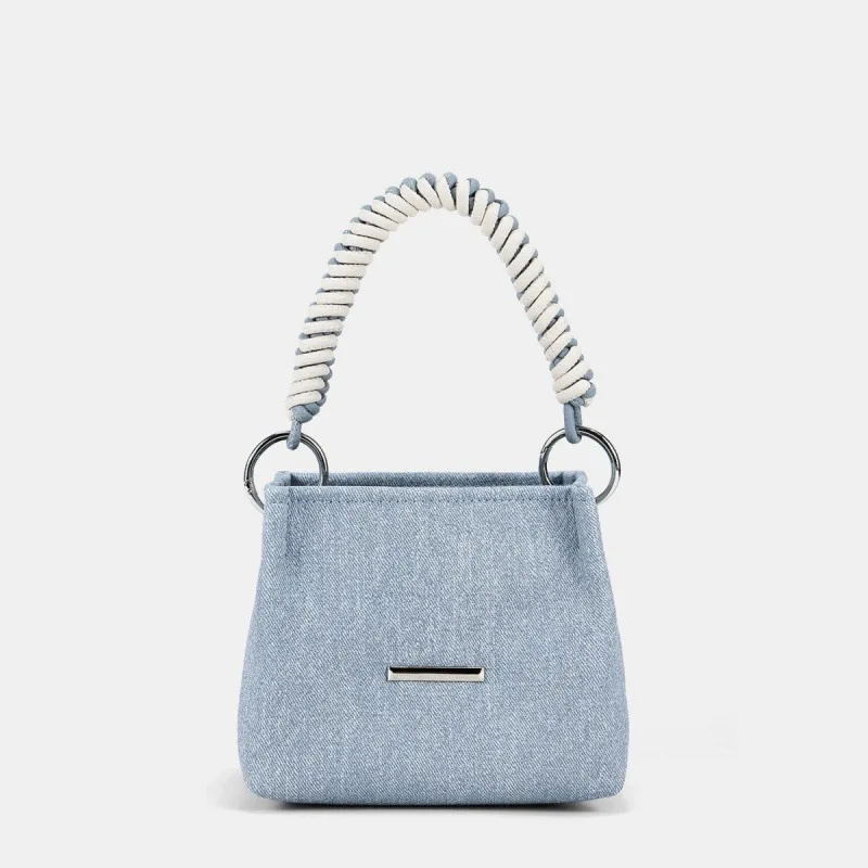 Canvas Designer Bags for Women Fashion Wire Handle Women's Handbags Chains Shoulder Crossbody Bags Small Denim Bucket Bag Ladies
Canvas Designer Bags for Women Fashion Wire Handle Women's Handbags Chains Shoulder Crossbody Bags Small Denim Bucket Bag Ladies