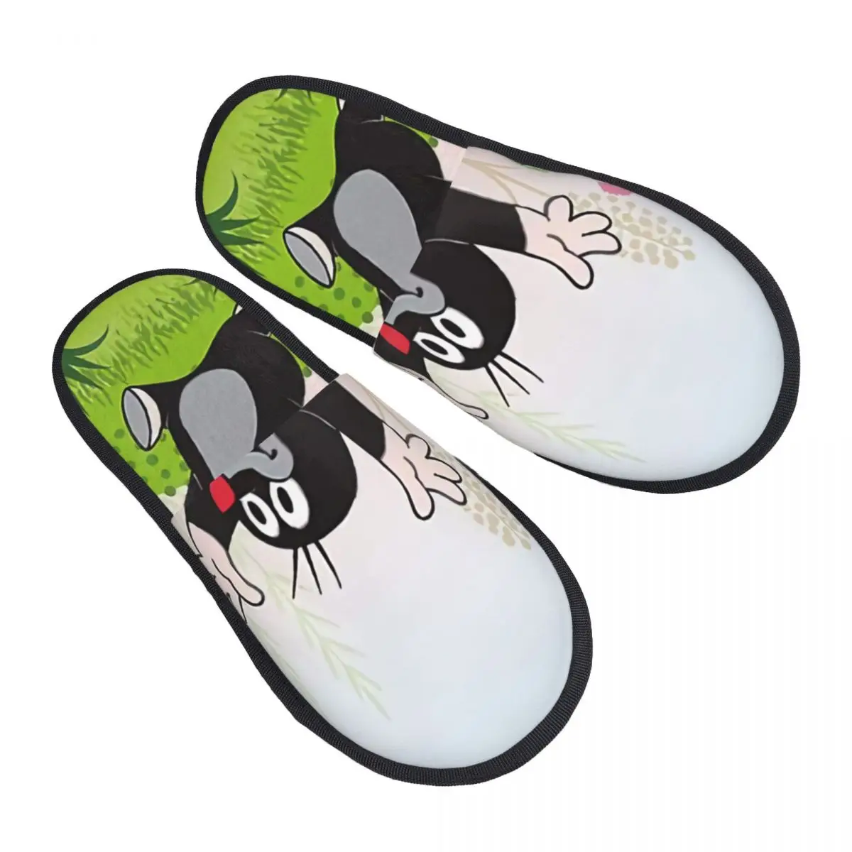 Happy Mole Cartoon Soft Scuff Memory Foam Slippers Women Krtek Little Maulwurf Spa House Shoes
Happy Mole Cartoon Soft Scuff Memory Foam Slippers Women Krtek Little Maulwurf Spa House Shoes