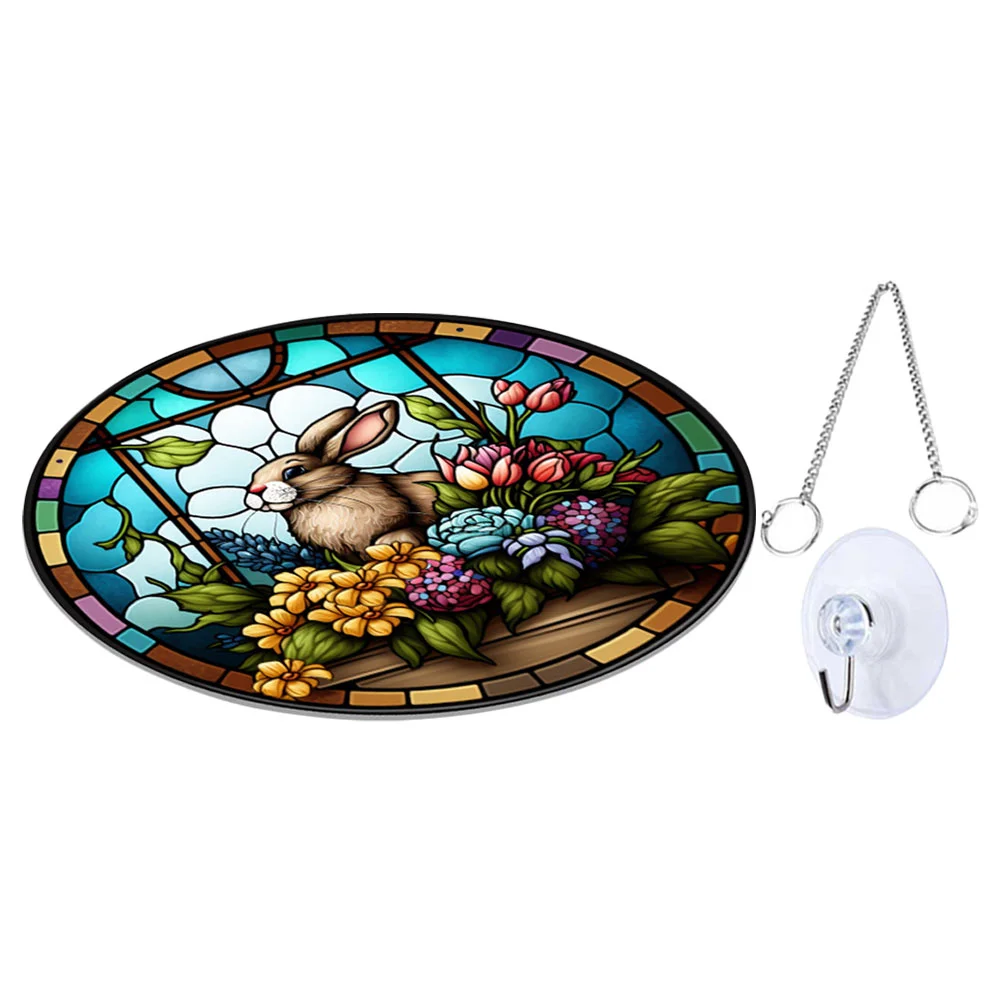Acrylic Easter Theme Stained Hanging Ornament Bunny Flower Hanging Decoration for Door Window
Acrylic Easter Theme Stained Hanging Ornament Bunny Flower Hanging Decoration for Door Window