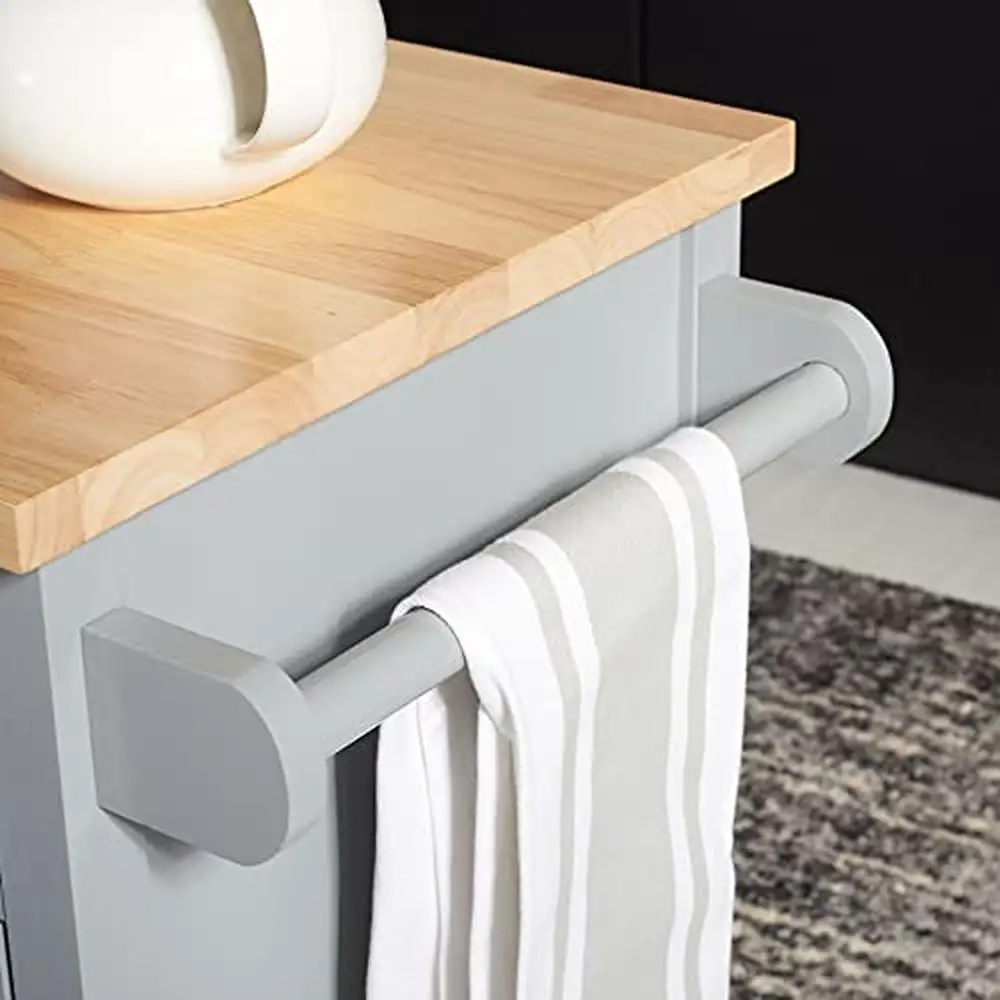 Storage Trolley Kitchen Cart Wheels Drawers Shelves Door Grey/Natural Chic Design 33"x16.9"x35" Easy Assembly Trusted Brand
Storage Trolley Kitchen Cart Wheels Drawers Shelves Door Grey/Natural Chic Design 33"x16.9"x35" Easy Assembly Trusted Brand