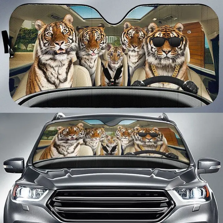 Автомобильный солнцезащитный козырек для семейного водителя TIGER для переднего лобового стекла, Забавный солнцезащитный козырек для автомобиля, сохраняет ваш автомобиль прохладным, УФ
Автомобильный солнцезащитный козырек для семейного водителя TIGER для переднего лобового стекла, Забавный солнцезащитный козырек для автомобиля, сохраняет ваш автомобиль прохладным, УФ