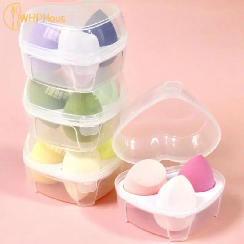 Прозрачная дорожная косметическая коробка для хранения пудры, 3 яиц для макияжа, портативная фотография 
Прозрачная дорожная косметическая коробка для хранения пудры, 3 яиц для макияжа, портативная фотография