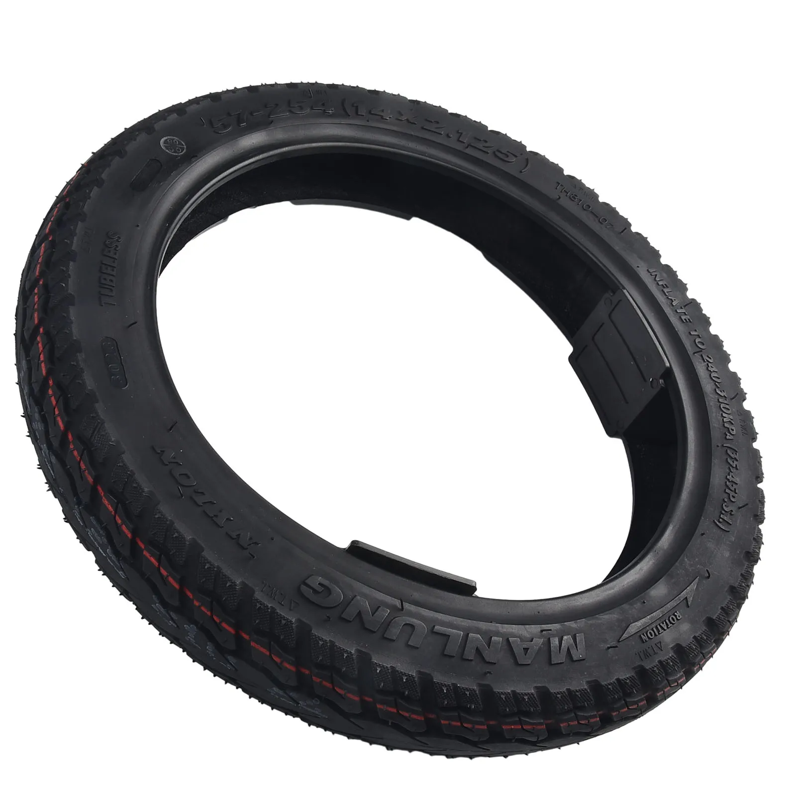 Durable Practical Brand New Tubeless Tyre 14 Inch 14x2.125 Electric Bike For E-bike Portable Replacement Rubber
Durable Practical Brand New Tubeless Tyre 14 Inch 14x2.125 Electric Bike For E-bike Portable Replacement Rubber
