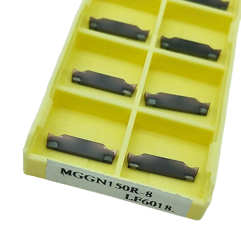 10pcs MGGN150R-8 LF6018 Insert Fine Ground Grooving Inserts MGGN150 Carbide Inserts For Semi-finishing Cutting Turning Tool
10pcs MGGN150R-8 LF6018 Insert Fine Ground Grooving Inserts MGGN150 Carbide Inserts For Semi-finishing Cutting Turning Tool