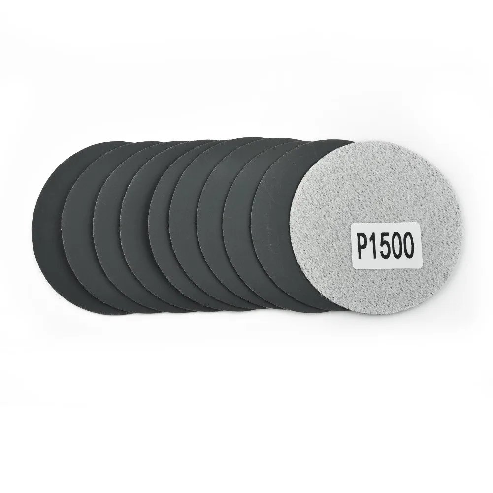 50pcs 3 Inch Hook&Loop Wet/Dry 1000 1500 2000 3000 5000 Grit Sandpaper Discs For Wood Furniture Finishing, Drywall Sanding
50pcs 3 Inch Hook&Loop Wet/Dry 1000 1500 2000 3000 5000 Grit Sandpaper Discs For Wood Furniture Finishing, Drywall Sanding