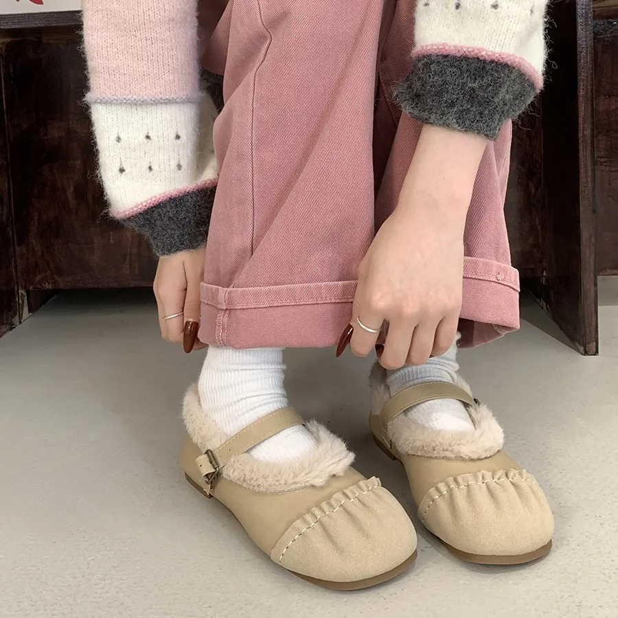 Women Shoes Autumn Female Footwear Shallow Mouth Slip-on Casual Sneaker Loafers Fur Round Toe Fall Dress Slip On Winter New
Women Shoes Autumn Female Footwear Shallow Mouth Slip-on Casual Sneaker Loafers Fur Round Toe Fall Dress Slip On Winter New