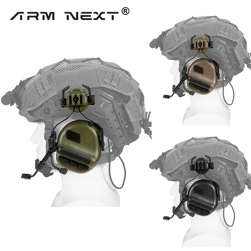 ARM NEXT F20 Tactical Helmet Headset Noise Reduction Sound Pickup Shooting Hearing Protection Earmuffs Airsoft CS Headphone
ARM NEXT F20 Tactical Helmet Headset Noise Reduction Sound Pickup Shooting Hearing Protection Earmuffs Airsoft CS Headphone