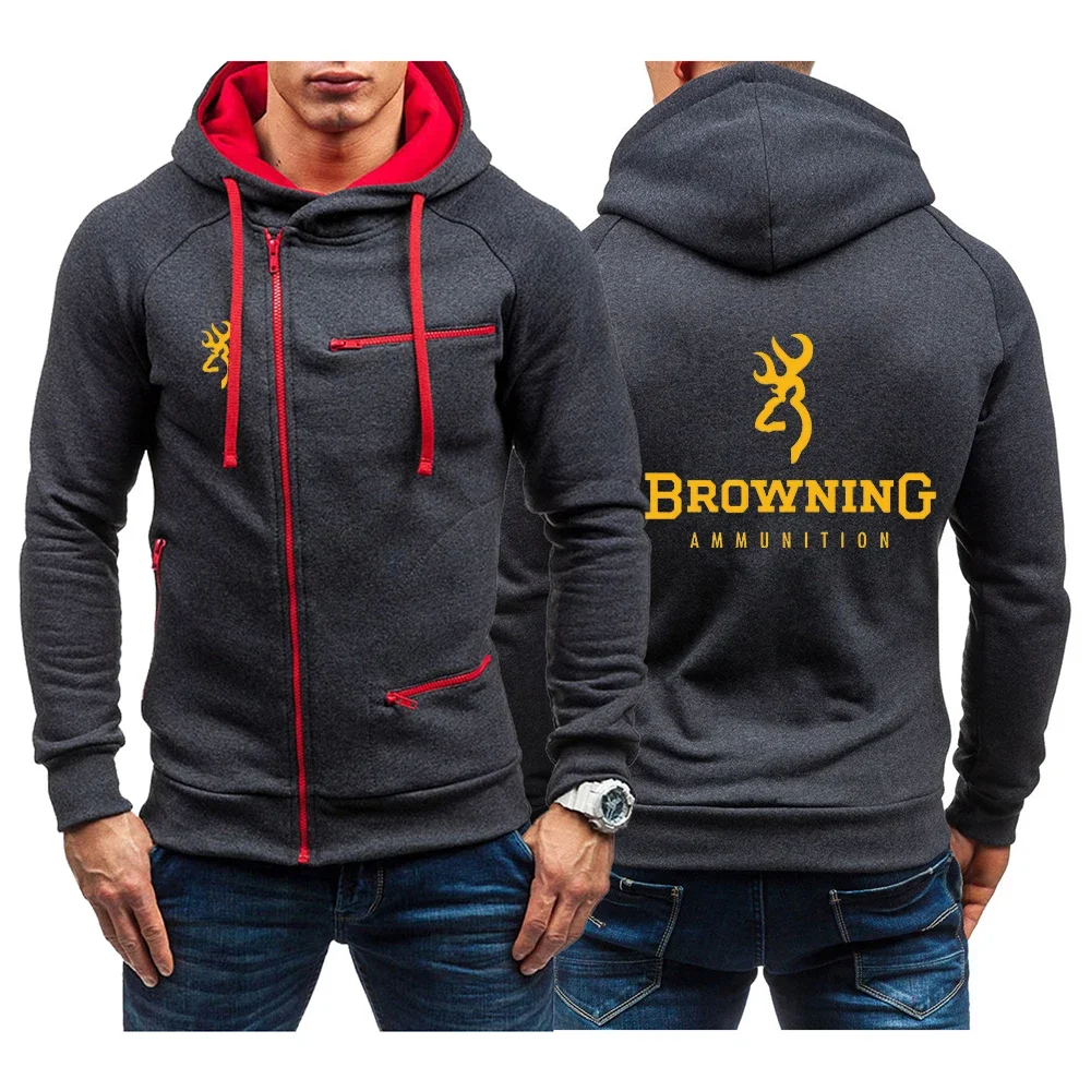 BROWNING 2024 New Men Spring and Autumn Harajuku Hoodie Sweatshirts Jacket Hooded Print Zip Up Comfortable Coat Outwear
BROWNING 2024 New Men Spring and Autumn Harajuku Hoodie Sweatshirts Jacket Hooded Print Zip Up Comfortable Coat Outwear