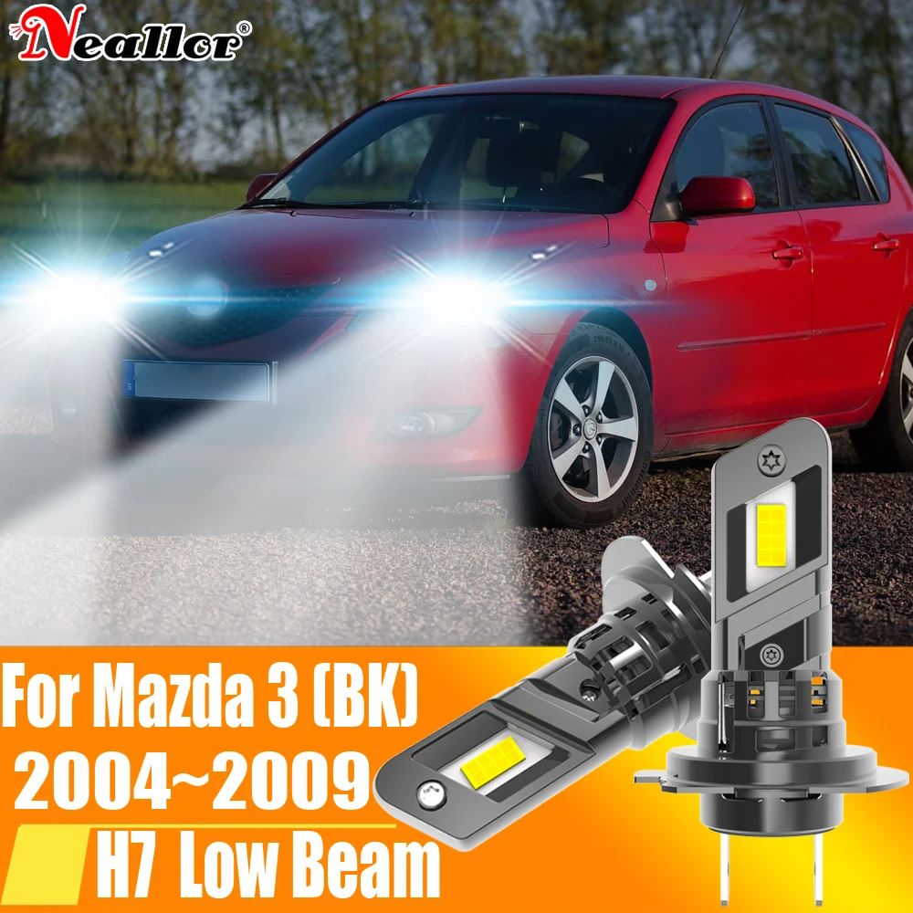 2 шт., Автомобильные светодиодные лампы H7 Canbus H18 6000K 12 В 55 Вт для Mazda 3 BK 2004 ~ 2009
2 шт., Автомобильные светодиодные лампы H7 Canbus H18 6000K 12 В 55 Вт для Mazda 3 BK 2004 ~ 2009