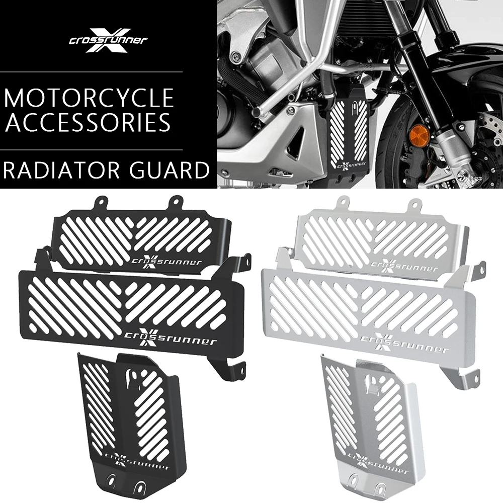 

Motorcycle Accessories Oil Cooler Guard & Upper And Lower Radiator Guard Set FOR Honda VFR 800 X Crossrunner RC80 / 94 2015-2024