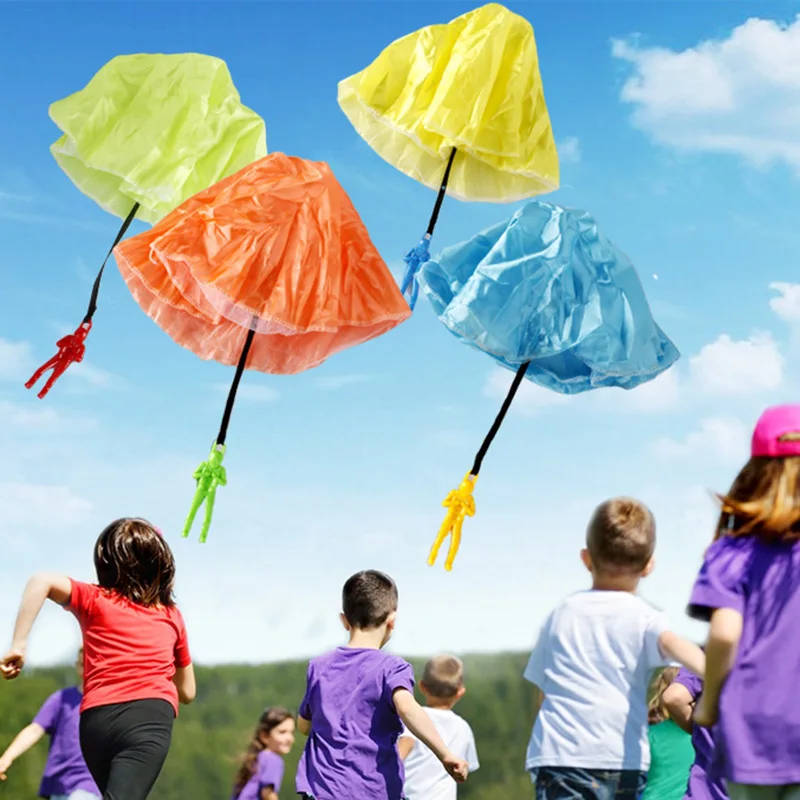 4sets Hand Throwing Parachute Kids Outdoor Funny Toys Game Play Toys for Children Fly Parachute Sport with Mini Soldier
4sets Hand Throwing Parachute Kids Outdoor Funny Toys Game Play Toys for Children Fly Parachute Sport with Mini Soldier