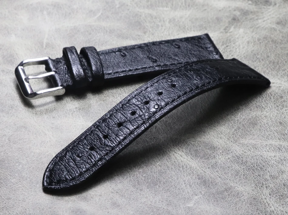 18mm 19mm 20mm 21mm 22mm Genuine Retro Ostrich Leather Watch Strap Upscale belt Handmade high quality Ostrich Watchband Strap
18mm 19mm 20mm 21mm 22mm Genuine Retro Ostrich Leather Watch Strap Upscale belt Handmade high quality Ostrich Watchband Strap