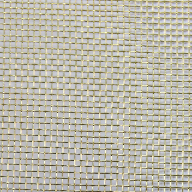 Woven Brass Filter Wire Brass Woven Wire Mesh Coarse Brass 0.375mm wire diameter 1.21mm Aperture 0.375mm Wire Dia
Woven Brass Filter Wire Brass Woven Wire Mesh Coarse Brass 0.375mm wire diameter 1.21mm Aperture 0.375mm Wire Dia