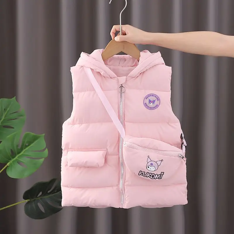 Anime Sanrio Children's Vest kuromi Accessories Cute Kawaii Outer Wear Down Cotton Jacket Winter Vest Toys for Girls Gift
Anime Sanrio Children's Vest kuromi Accessories Cute Kawaii Outer Wear Down Cotton Jacket Winter Vest Toys for Girls Gift